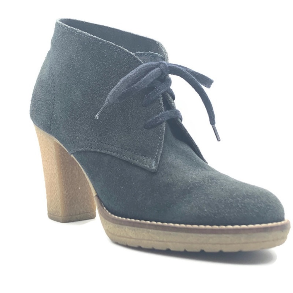 J. Crew Lace Up MacAlister Heeled Ankle Booties